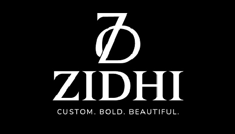 ZIDHI CUSTOM. BOLD. BEAUTIFUL. trademark artwork