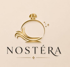 NOSTÉRA (with device of perfume bottle) trademark artwork
