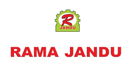 RAMA JANDU WITH DEVICE OF R JANDU trademark artwork