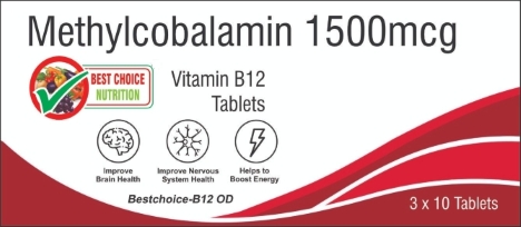 BEST CHOICE NUTRITION VITAMIN B12 trademark artwork