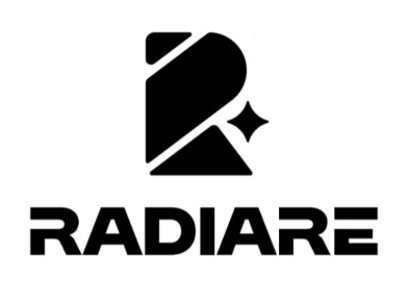 RADIARE with an artistic device trademark artwork