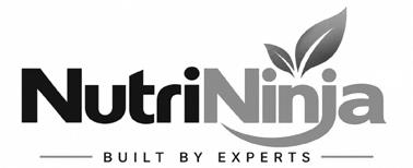 NutriNinja BUILT BY EXPERTS (with device of leafs) trademark artwork