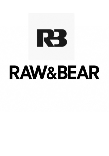 RAW&BEAR trademark artwork