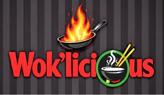 WOK LICIOUS As whole trademark artwork