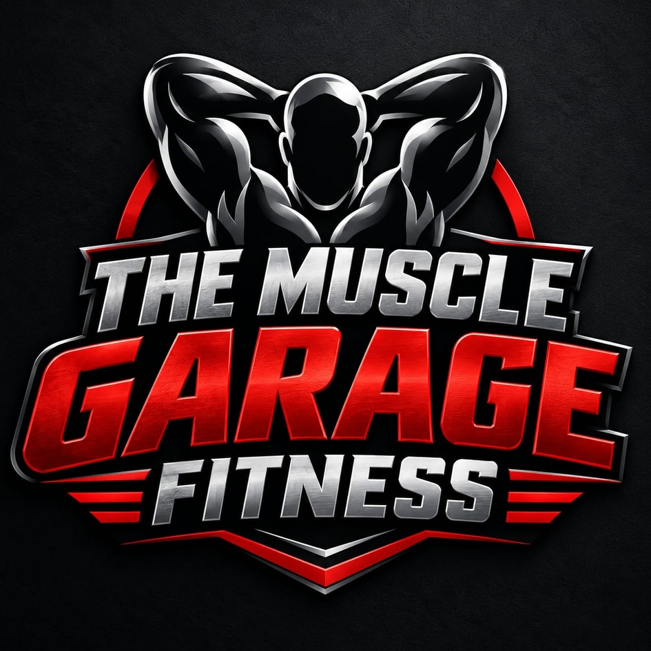 THE MUSCLE GARAGE FITNESS trademark artwork