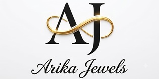 ARIKA JEWELS WITH DEVICE OF AJ trademark artwork