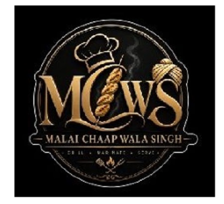 MALAI CHAAP WALA SINGH WITH DEVICE OF MCWS trademark artwork