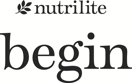 NUTRILITE BEGIN & a leaf branch device trademark artwork