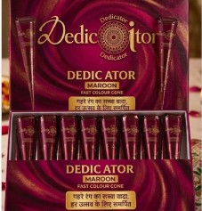 "DEDICATOR MAROON trademark artwork