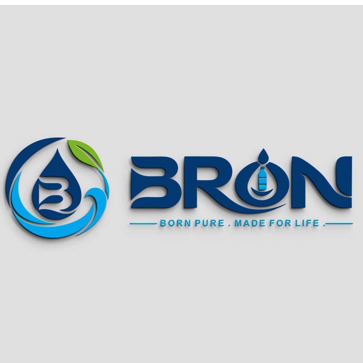 BRON - BORN PURE. MADE FOR LIFE trademark artwork