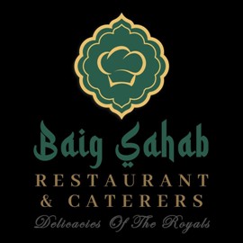 Baig Sahab RESTAURANT & CATERERS Delicacies Of The Royals trademark artwork