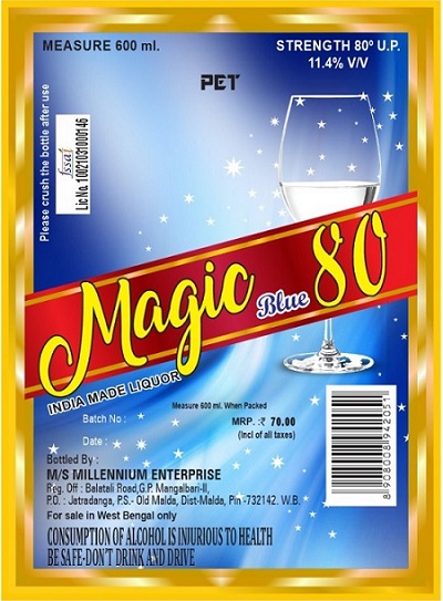 MAGIC BLUE 80 (Device) trademark artwork
