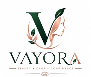 VAYORA “BEAUTY . CARE . CONFIDENCE” trademark artwork