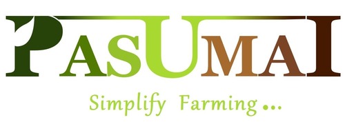 PASUMAI with tagline Simplify Farming... trademark artwork