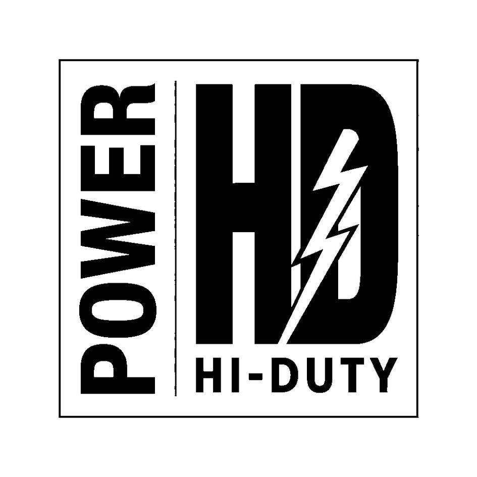 POWER HD HI-DUTY trademark artwork