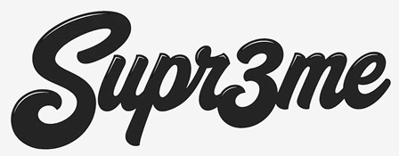 SUPR3ME trademark artwork