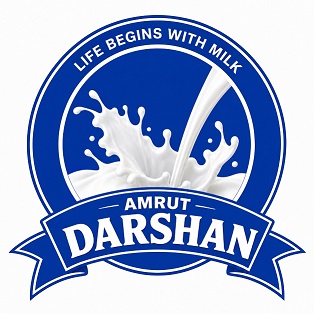 AMRUT DARSHAN LIFE BEGINS WITH MILK trademark artwork