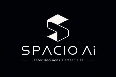 SPACIO Ai with tagline 'Faster Decisions'. Better Sales trademark artwork