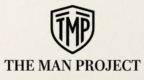 THE MAN PROJECT WITH LOGO OF SHIELD CONSISTING OF WORDS TMP trademark artwork
