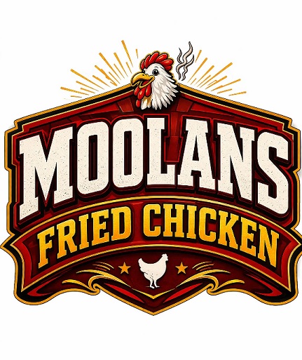 Moolans Fried Chicken trademark artwork