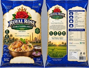 ROYAL ROSE as per device label trademark artwork