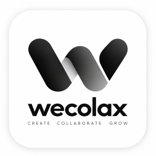 W WECOLAX WITH TAGLINE CREATE COLLABORATE GROW trademark artwork