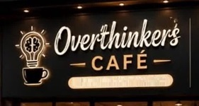 OVERTHINKERS CAFE trademark artwork