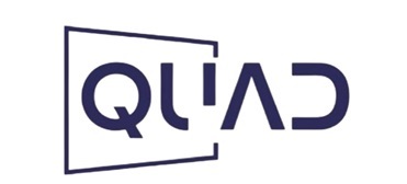 "QUAD"(LABEL) trademark artwork