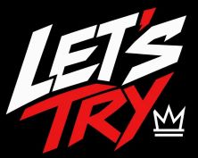LET'S TRY trademark artwork