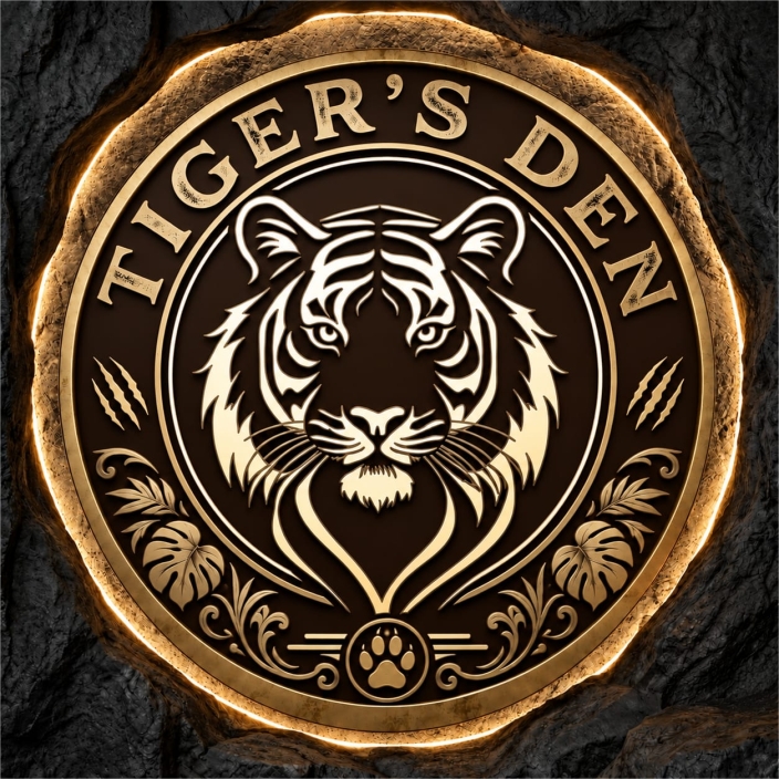 TIGER'S DEN trademark artwork