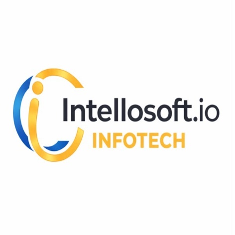 Device with Intellosoft Infotech.io trademark artwork