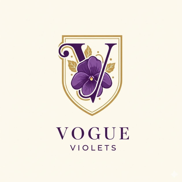 VOGUE VIOLETS trademark artwork