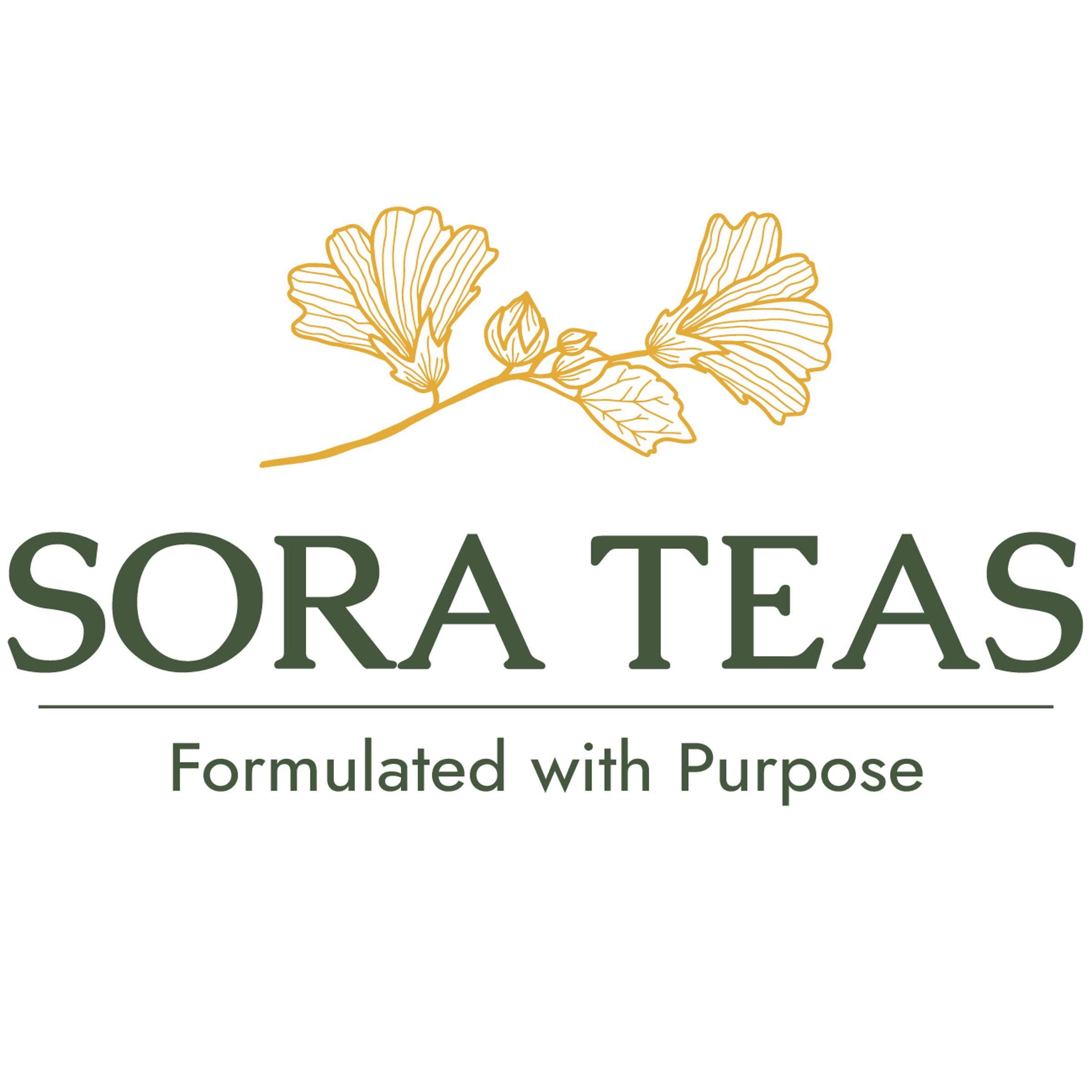 SORA TEAS Formulated with Purpose trademark artwork
