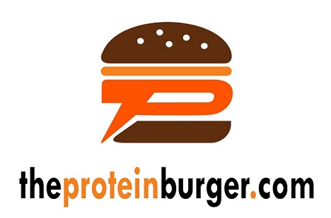 theproteinburger.com with device trademark artwork