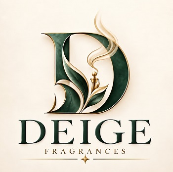 DEIGE FRAGRANCES with device of D trademark artwork