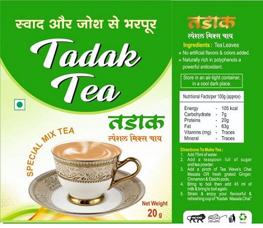 TADAK TEA trademark artwork