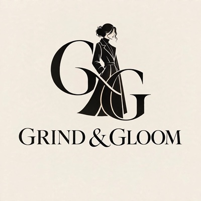 GRIND & GLOOM WITH LOGO OF GG trademark artwork