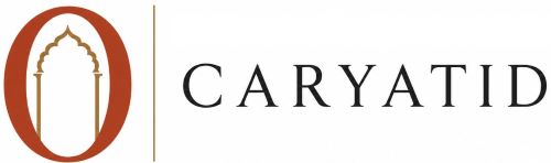 CARYATID WITH LOGO trademark artwork