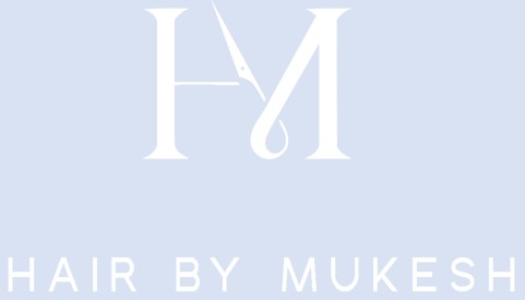 HAIR BY MUKESH WITH DEVICE H AND M trademark artwork
