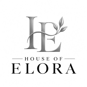 HOUSE OF ELORA (With Device Of HE) trademark artwork
