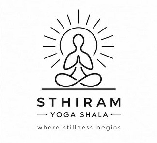 STHIRAM YOGA SHALA where stillness begins trademark artwork