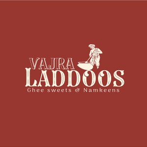 Vajra Laddoos Ghee sweets & Namkeens trademark artwork