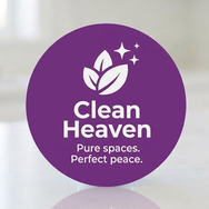 CLEAN HEAVEN "PURE SPACES. PERFECT PEACE." trademark artwork