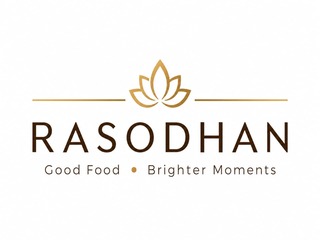 RASODHAN "GOOD FOOD . BRIGHTER MOMENTS" trademark artwork