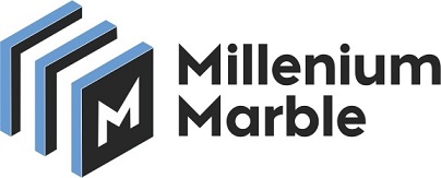 MILLENIUM MARBLE WITH THE DEVICE OF M trademark artwork