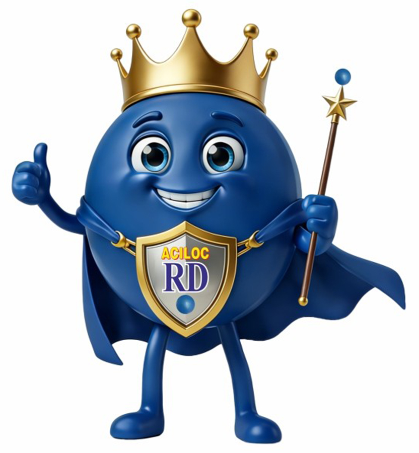 ACILOC RD WITH MASCOT trademark artwork