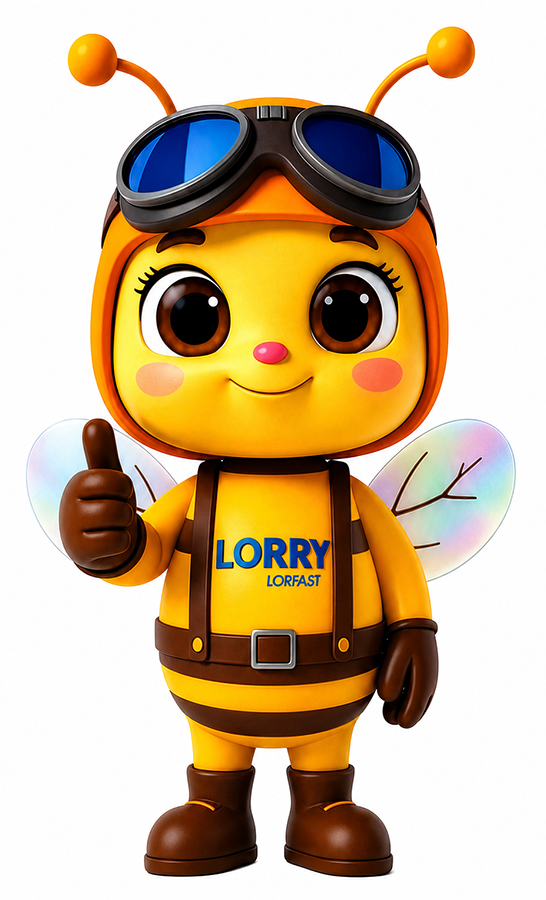 LORRY LORFAST WITH MASCOT trademark artwork