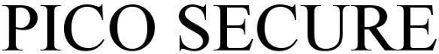 PICO SECURE trademark artwork