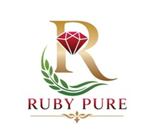 RUBY PURE WITH DEVICE OF R trademark artwork