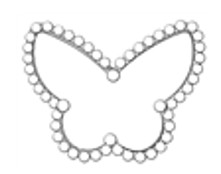 Sweet Alhambra Butterfly trademark Device trademark artwork